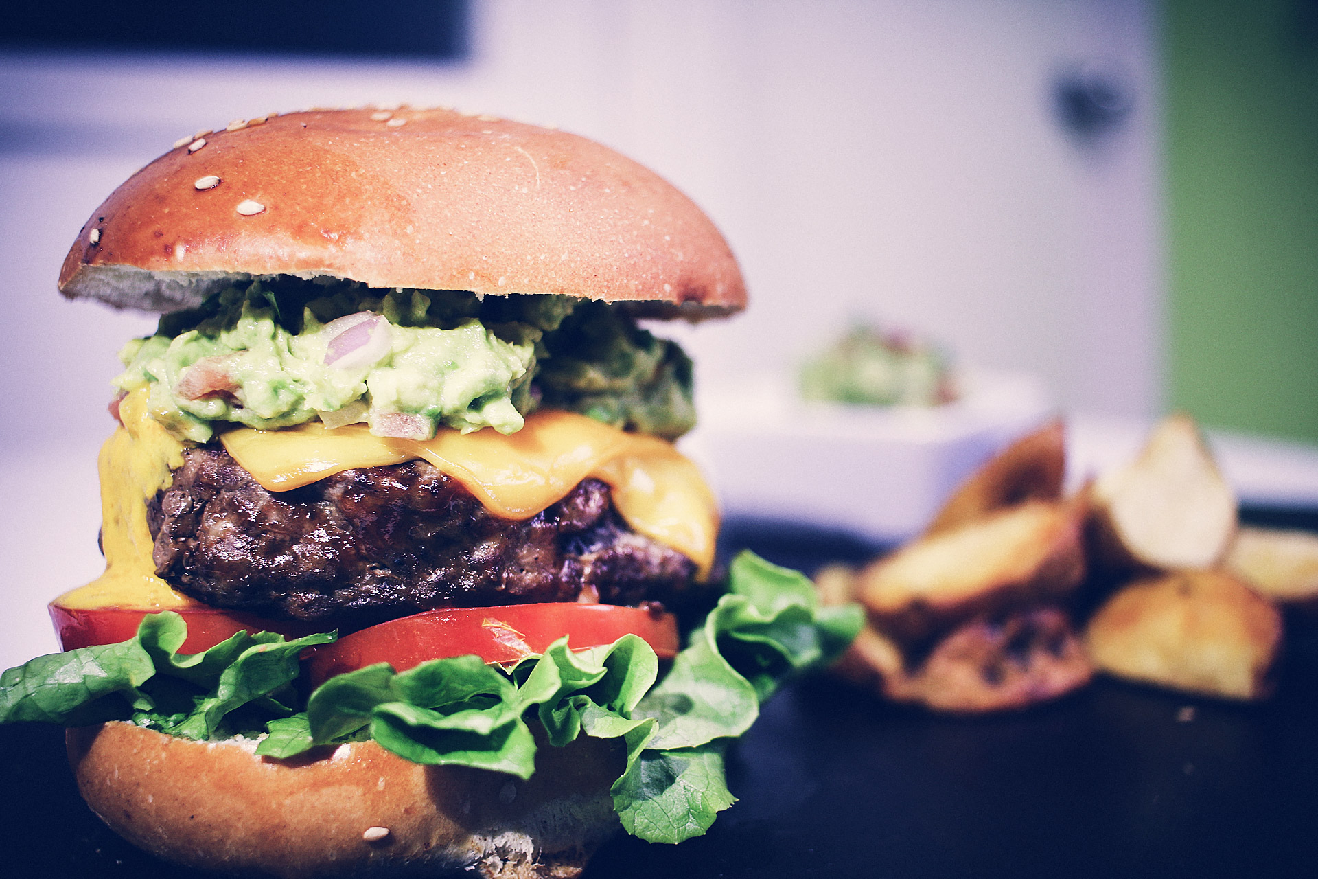 Wine Country Deli burger