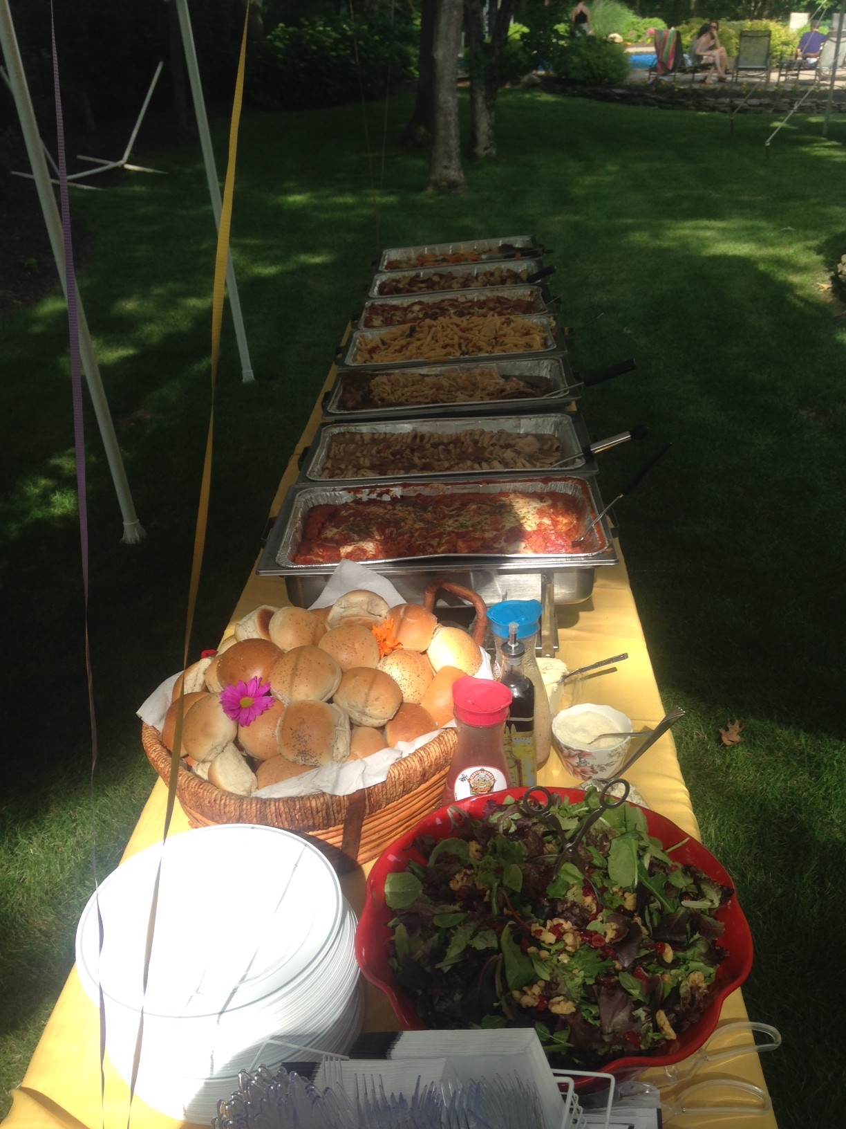 Catered event by Wine Country Deli
